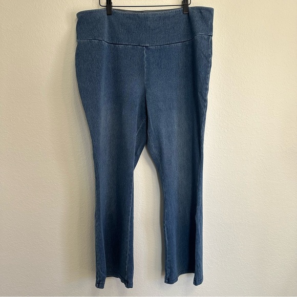 Women With Control By Renee Greenstein Light Blue Stretch Waist Size XLP - Picture 1 of 6